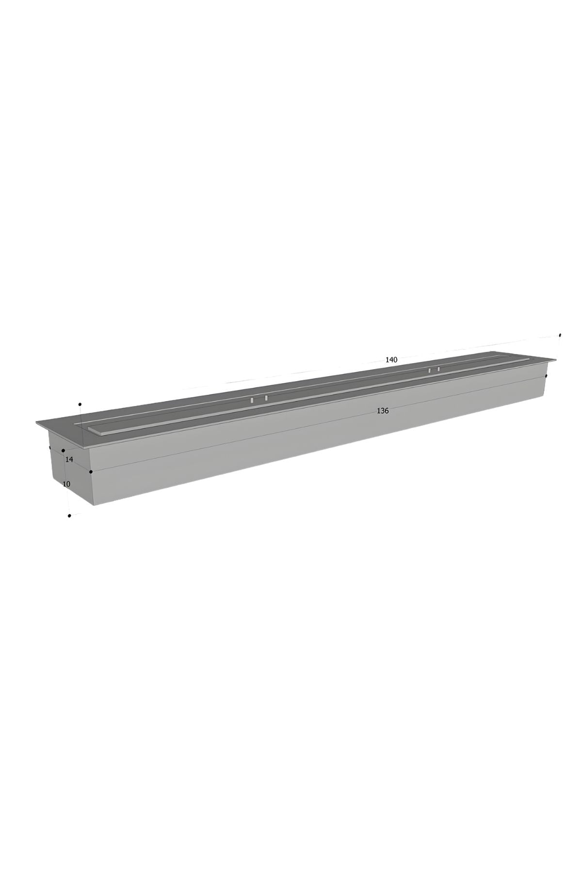 140 cm Burner Bacasız Şömine