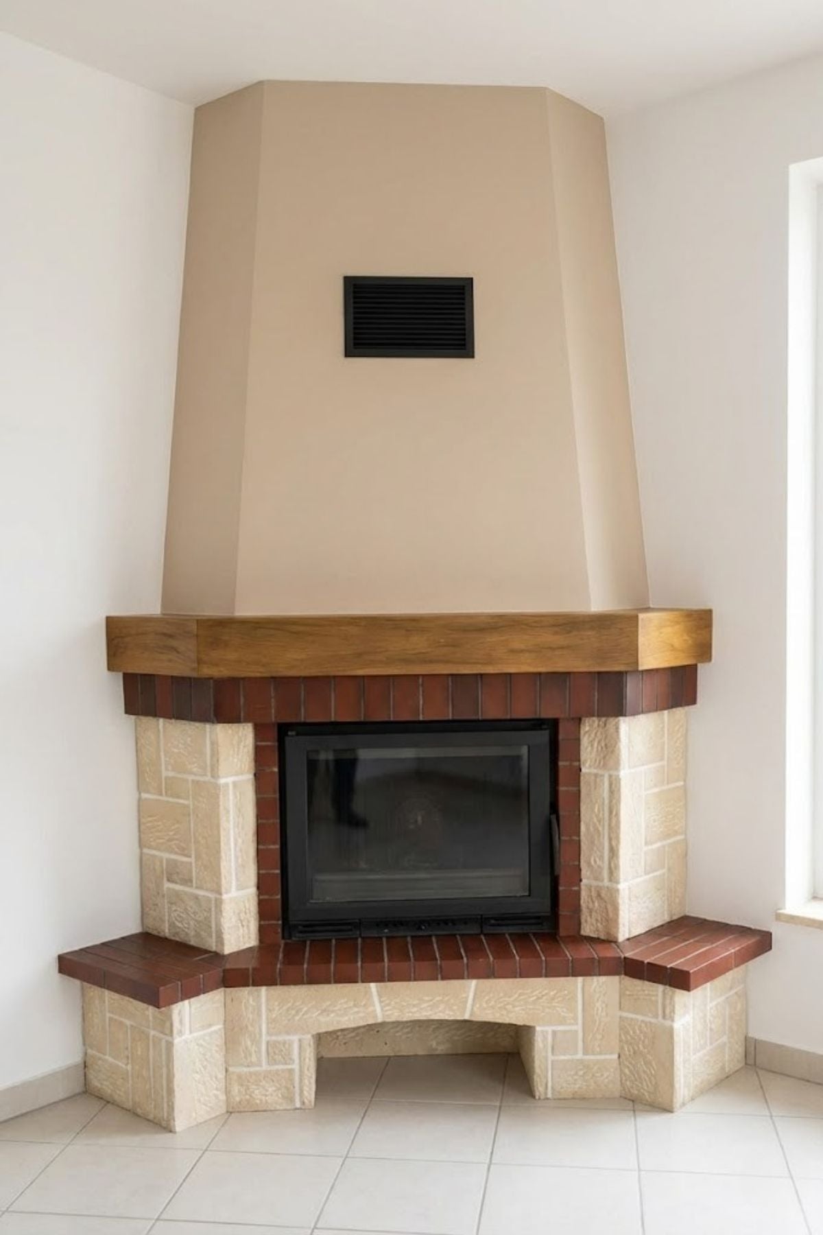 Köşe Şömine - K1