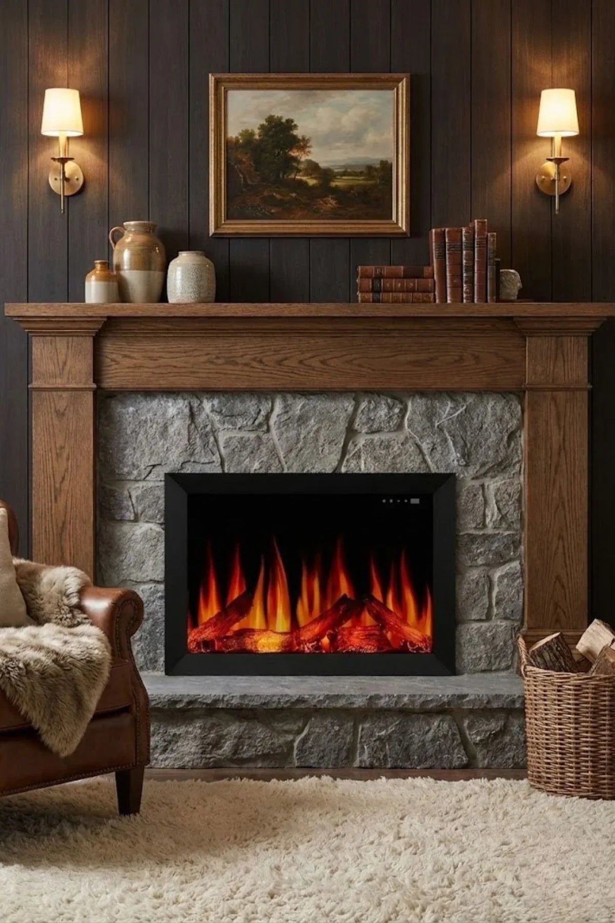 Zaya Magel 80 Elektrikli Şömine