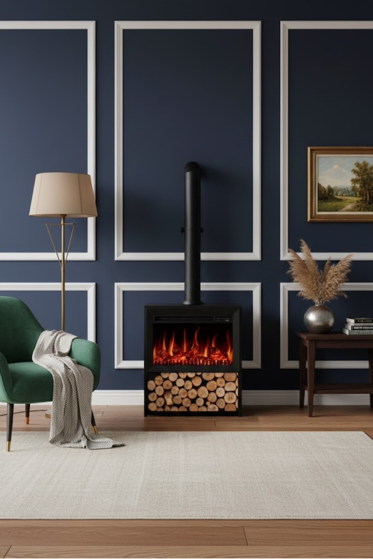 Zaya Tozak 80 2000W Elektrikli Şömine